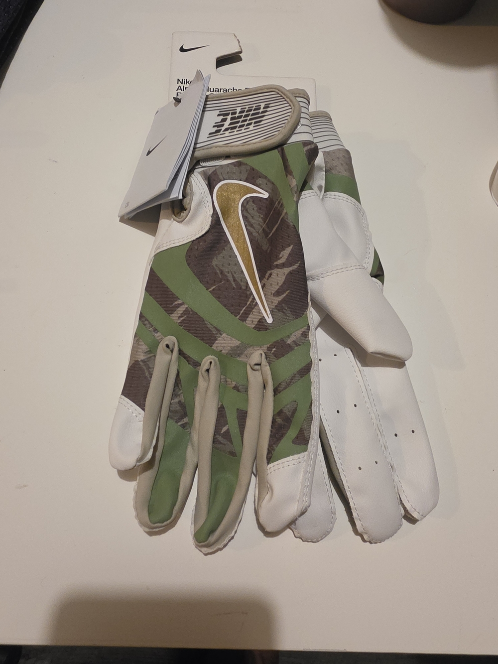 Nike Alpha Huarache Edge Batting  Gloves Size M